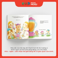 Bạn Pokopoko làm sinh tố trái cây