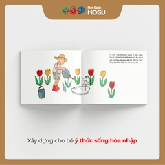 Sách cho bé từ 3 tuổi - Phát triển tư duy Hạt da trời (Truyện tranh Ehon Nhật Bản)