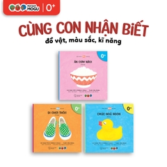 Combo 3 Cuốn Bé Nhận Biết Đồ Vật, Màu Sắc, Kỹ Năng