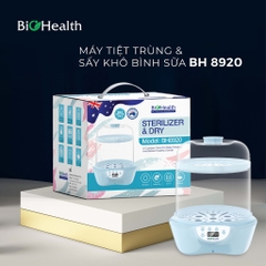 Máy tiệt trùng và sấy khô bình sữa Biohealth BH8920
