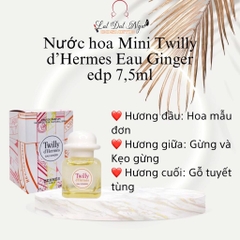Nước hoa Mini Twilly d’Hermes Eau Ginger edp 7,5ml