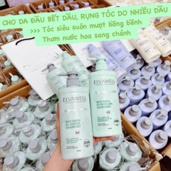 Combo Dầu Xả và Dầu Gội Elevawell 500ml