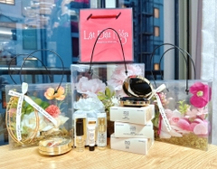 Sét Quà Cushion GUERLAIN: Cushion 00N + Kem Lót 5ml +Kem Nền 3ml + Dầu Dưỡng (5ml)