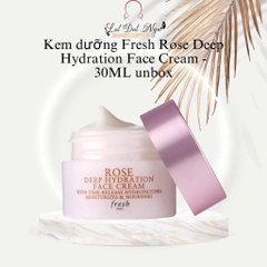 Kem dưỡng Fresh Rose Deep Hydration Face Cream