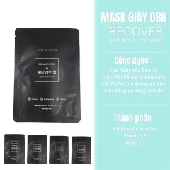Mặt nạ DBH Recover Herbal Glow Mask - 5 miếng