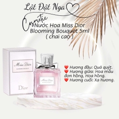 Nước Hoa Miss Dior Blooming Bouquet 5ml ( chai cao )