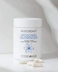 Viên Uống Hỗ Trợ Trắng Da CodeAge Liposomal Glutathione 60 viên - Codeage Authorized, Mờ Thâm Nám, Da Sáng Khỏe