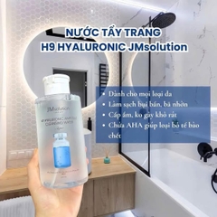 Nước Tẩy Trang JM Solution H9 Hyaluronic Ampoule Cleansing Water