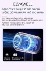 Máy Sấy Tóc Cao Cấp Elvawell 1800W