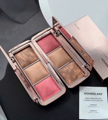 (NEW 2025) Bảng Phấn Má, Tạo Khối & Phấn Phủ Kiêm Bắt Sáng Hourglass Ambient Lighting Palette — Sublime Edit