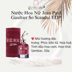 Nước Hoa Nữ Jean Paul Gaultier So Scandal EDP