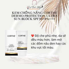 KEM CHỐNG NẮNG CORTHE DERMO PROTECTION ULTRA SUN BLOCK SPF50+/PA+++