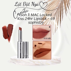 Son Thỏi MAC Locked Kiss 24hr Lipstick