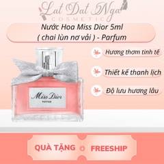 Nước Hoa Miss Dior 5ml ( chai lùn nơ vải ) - Parfum