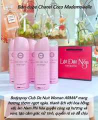 Xịt Thơm Toàn Thân Hương Nước Hoa Nữ Armaf Club De Nuit Woman 200ml