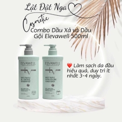 Combo Dầu Xả và Dầu Gội Elevawell 500ml