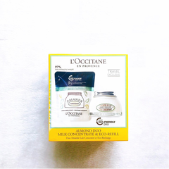 Set Dưỡng Thể HẠNH NHÂN LOCCITANE ALMOND DUO (MILK CONCENTRATE & ECO-REFILL)