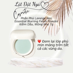 Phấn Phủ Laneige Neo Essential Blurring Finish Powder Kiềm Dầu, Mỏng Nhẹ 7g