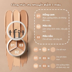Kem Che Khuyết Điểm Tfit Cover Up Pro Concealer 15g