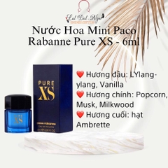 Nước hoa Mini Paco Rabanne Pure XS - 6ml