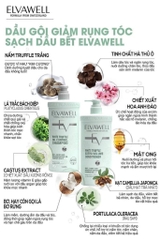 Combo Dầu Xả và Dầu Gội Elevawell 1000ml