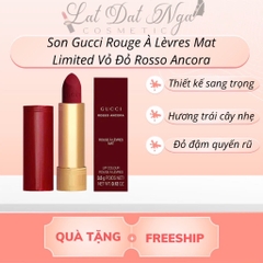Son Gucci Mat Limited Vỏ Đỏ Rosso Ancora