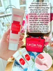 Kem Chống Nắng Cell Fusion C Toning Sunscreen 100 Nâng Tông 50ml - Hồng