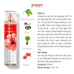 Xịt Mist Hương Nước Hoa Bath & Body Works 236ml