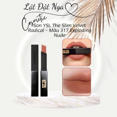 Son YSL The Slim Velvet Radical ( Đen )