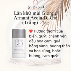 Lăn khử mùi Giorgio Armani Acqia Di Giò (Trắng) - 75g