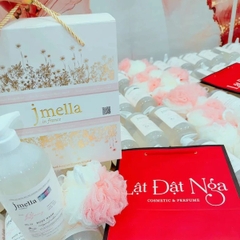 Sét Tắm Jmella Sữa Tắm 1000ML + Bông ( mùi 01 )
