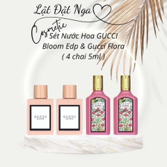 Sét Nước Hoa GUCCI Bloom Edp & Gucci Flora ( 4 chai 5ml )