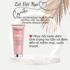 Dầu Xả Kerastase Nuôi Dưỡng Và Phục Hồi Tóc Nhuộm Chroma Absolu 200ml