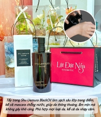 Dầu Tẩy Trang Shu Uemura Cho Da Dầu & Hỗn Hợp Black Oil Pore Purifying Fresh Cleansing Oil - Đen