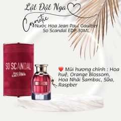 Nước Hoa Nữ Jean Paul Gaultier So Scandal EDP