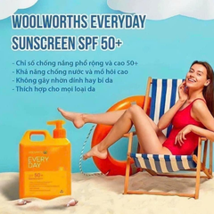 Kem Chống Nắng Woolworths Everyday Sunscreen SPF50+ - 1000ml