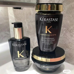 Sét 3 Món Kerastase Chronologiste Kit Bain Masque Huile Set 3 Món ( màu đen)