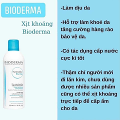Xịt khoáng Bioderma Hydrabio Brume Soothing Refreshing 300ml