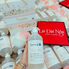 Sét Tắm Jmella Sữa Tắm 1000ML + Bông ( mùi 01 )