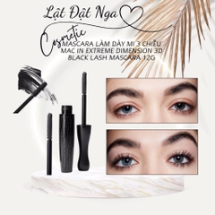 MASCARA LÀM DÀY MI 3 CHIỀU MAC IN EXTREME DIMENSION 3D BLACK LASH MASCARA 12G