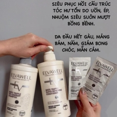 Combo Dầu Xả và Dầu Gội Elevawell 500ml