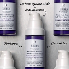 Tinh Chất Giúp Da Tái Tạo, Căng Mướt & Sáng Khỏe Kiehls Retinol Micro-Dose