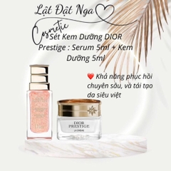 Sét Kem Dưỡng DIOR Prestige : Serum 5ml + Kem Dưỡng 5ml