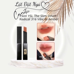 Son YSL The Slim Velvet Radical ( Đen )