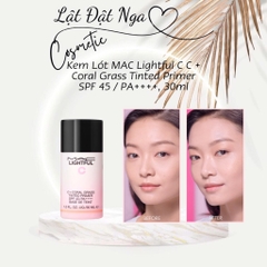 Kem Lót MAC Lightful C+ Coral Grass Tinted Primer SPF 45 / PA++++, 30ml