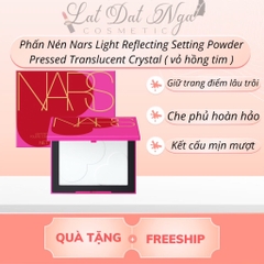 Phấn Nén Nars Light Reflecting Setting Powder Pressed Translucent Crystal ( vỏ hồng tim )