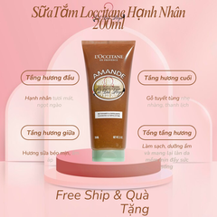 Tuýp Tẩy Da Chết LOccitane Almond Shower Scrub 200ml - Hạnh Nhân