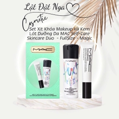 Set Xịt Khóa Makeup Và Kem Lót Dưỡng Da MAC Self-Care Skincare Duo  - FullSize