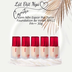 Kem Nền Espoir Pro Tailor Foundation Be Velvet SPF22 PA++ 30g