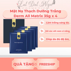 Mặt Nạ Thạch Dưỡng Trắng Derm All Matrix 35g x 4